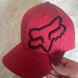 Racing fox men hat. Never used. Red color size L/XL.
